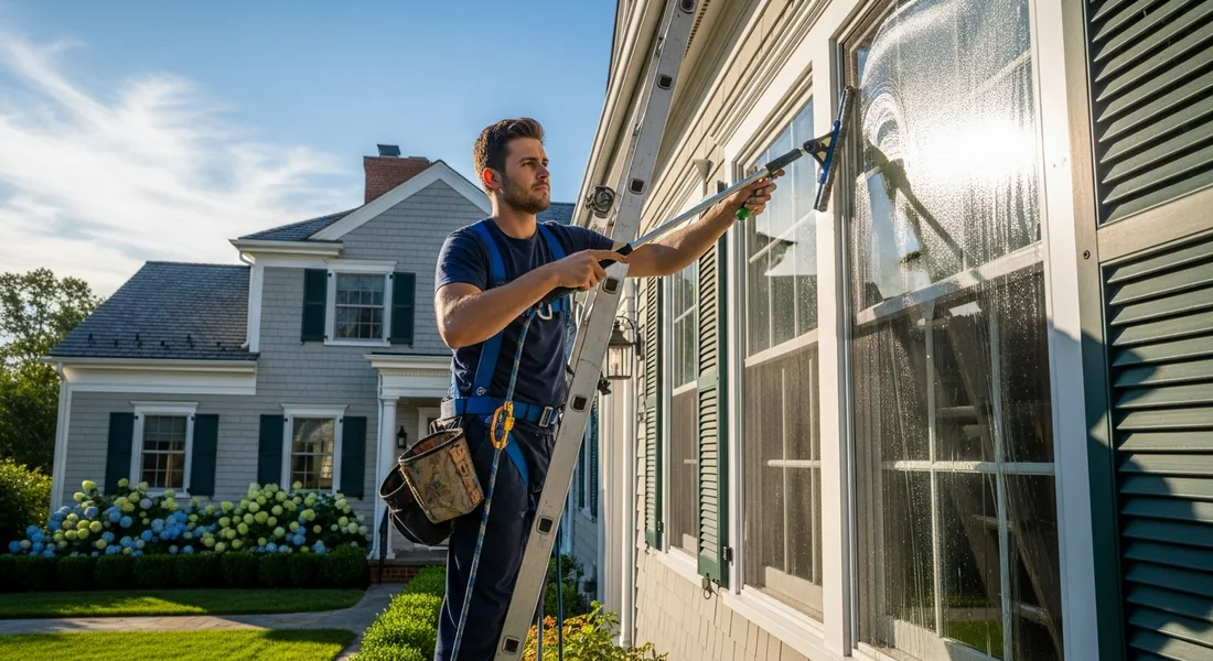 Screen & Track Cleaning in Las Vegas by Time to Shine